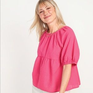 Old Navy Puff sleeve babydoll T-shirt